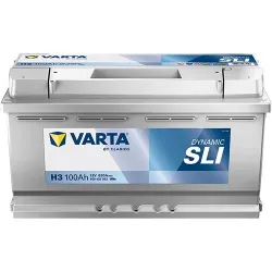 Аккумулятор Varta SLI H3, 12 В, 100 Ач, 830 а