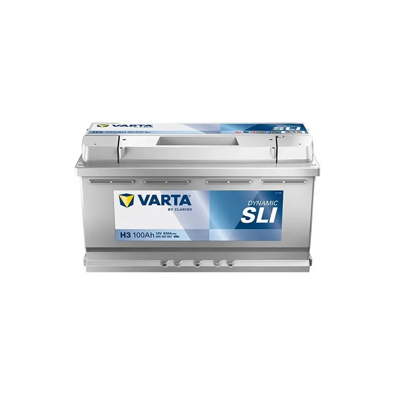 Akumulators Varta SLI H3, 12 V, 100 Ah, 830 A