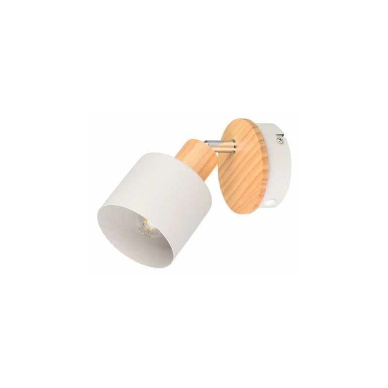 Spotlampa shanti 1xe14 10w pelēka-koka