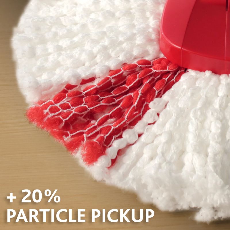 Põrandapesukomplekt Vileda Turbo VILE19411, valge v.-must v.-punane v., 6 l