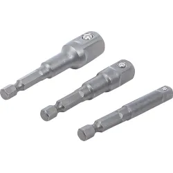 Elektrisko urbjadapteru komplekts - 1-4 savienojums - 1-4 - 3-8 - 1-2 - 3 gab.