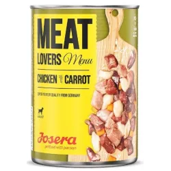 Šlapias šunų maistas Josera Meat Lovers Chicken with Carrot, vištiena-mėsa-morkos, 0.4 kg
