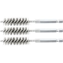 Steel Brush - 13 mm - 6.3 mm ,1-4, Drive - 3 pcs.