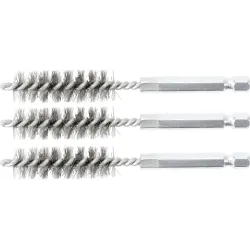 Steel Brush - 13 mm - 6.3 mm ,1-4, Drive - 3 pcs.