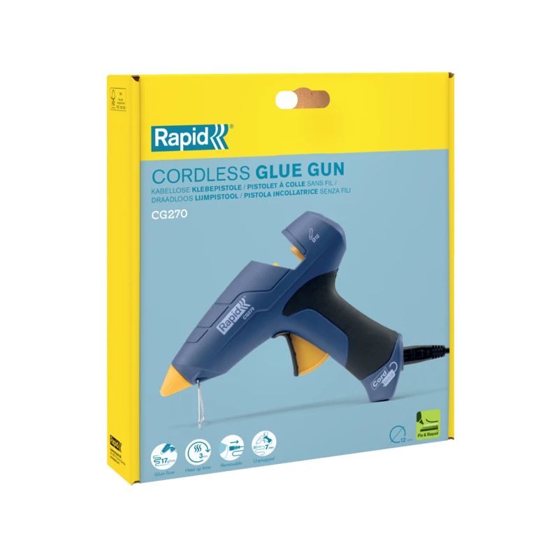 Līmes pistole CG270, 12mm, cordless, Rapid