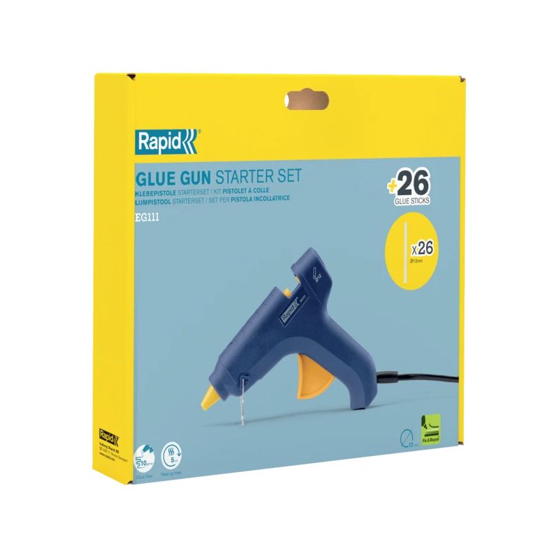 Glue Gun EG111 + 12mm glue sticks ,500g,, Rapid