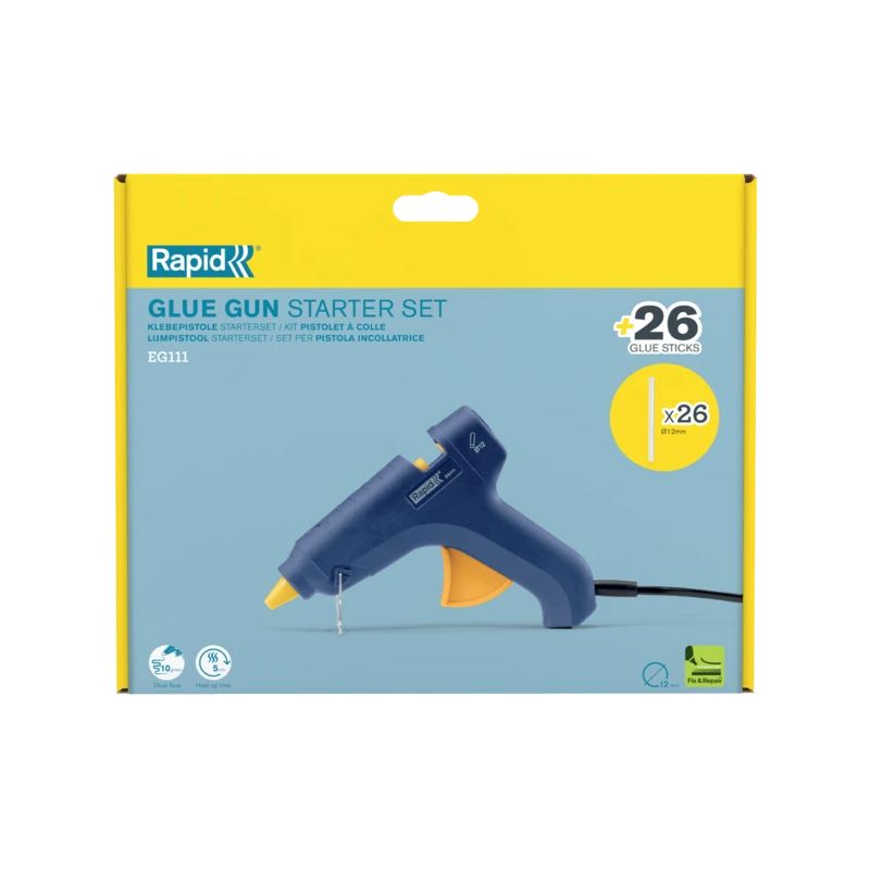 Glue Gun EG111 + 12mm glue sticks ,500g,, Rapid