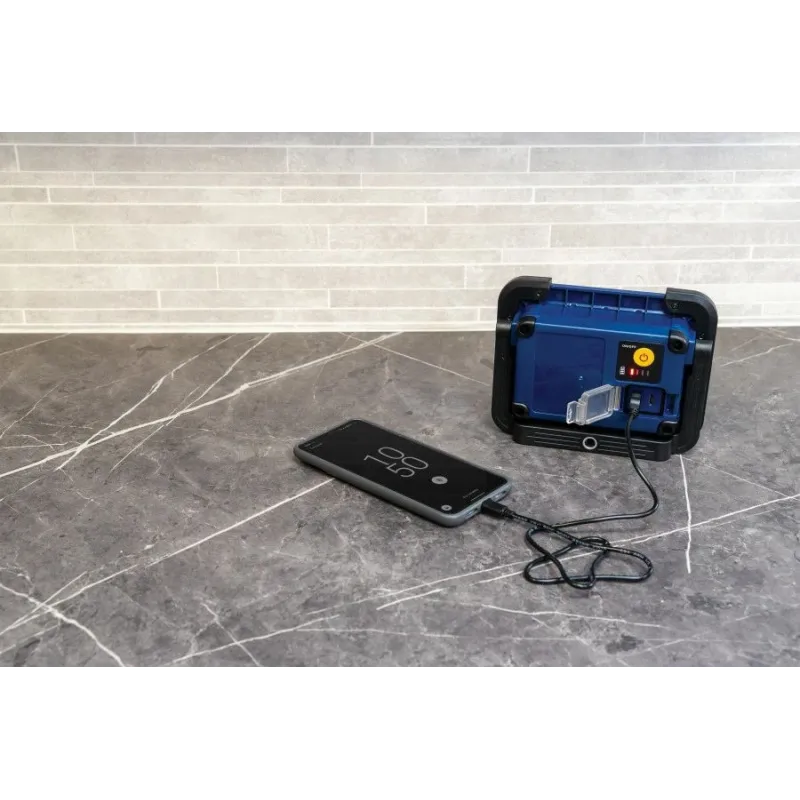 Šviestuvas su integruota ličio jonų baterija THE PORTABLE, 1000 Lm., RAPID