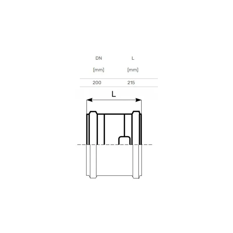 Remonta uzmavas āra kanalizācijai Magnaplast, 200 mm