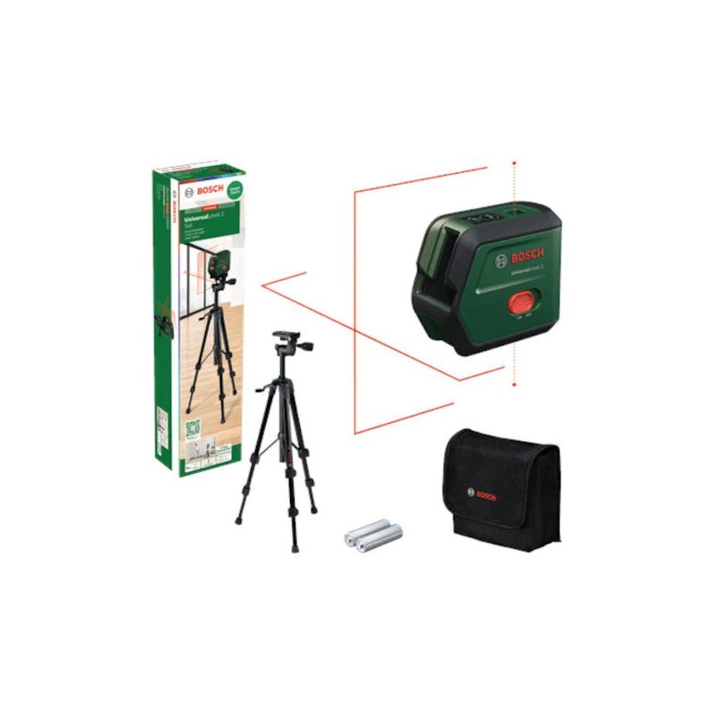 UniversalLevel 2 Set Lāzers ar statīvu