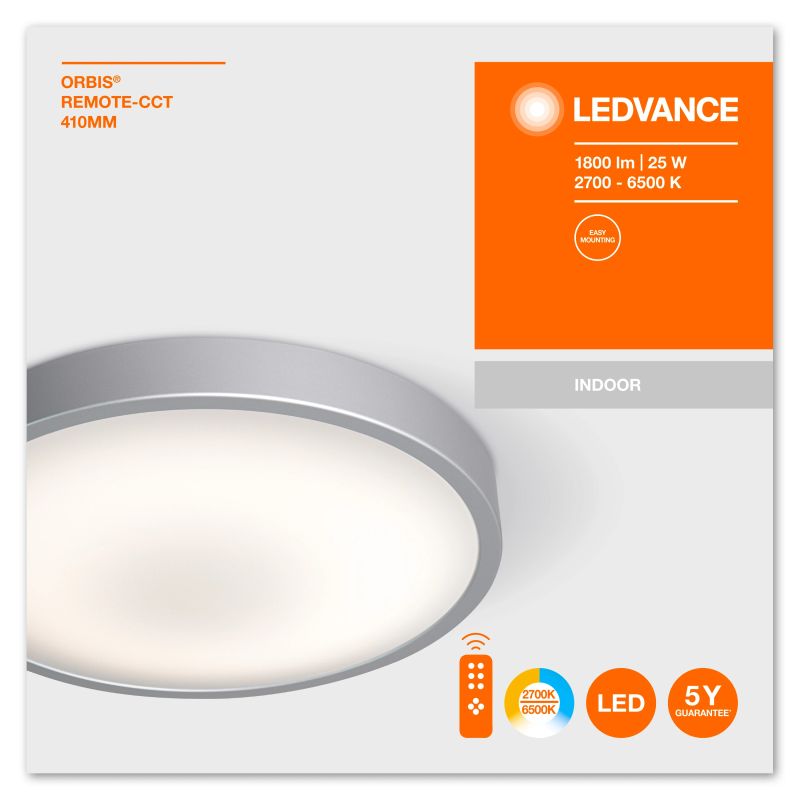 Griestu lampa led orbis 25w 41cm