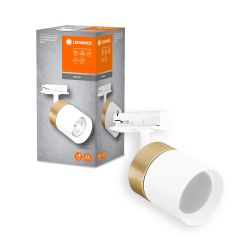 Lampa sliedei led cilin.gu10 zelta balta