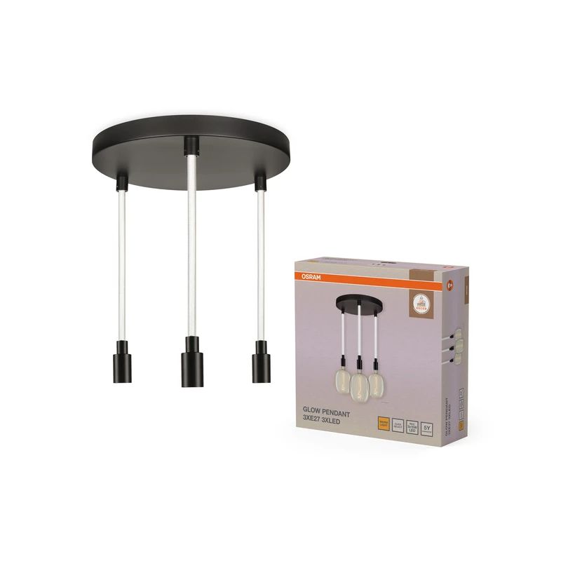 Lampa karināms Osram, E27, 3 x 15 W