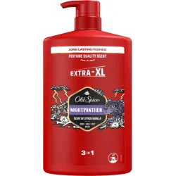Old Spice Night Panther Meeste Dušigeel Ja Šampoon, 1000ml