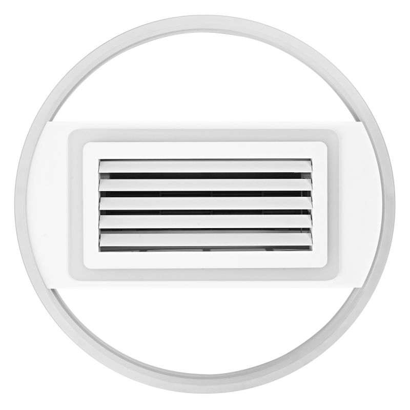 Lampa griestu+ventilators 55w cct apaļa