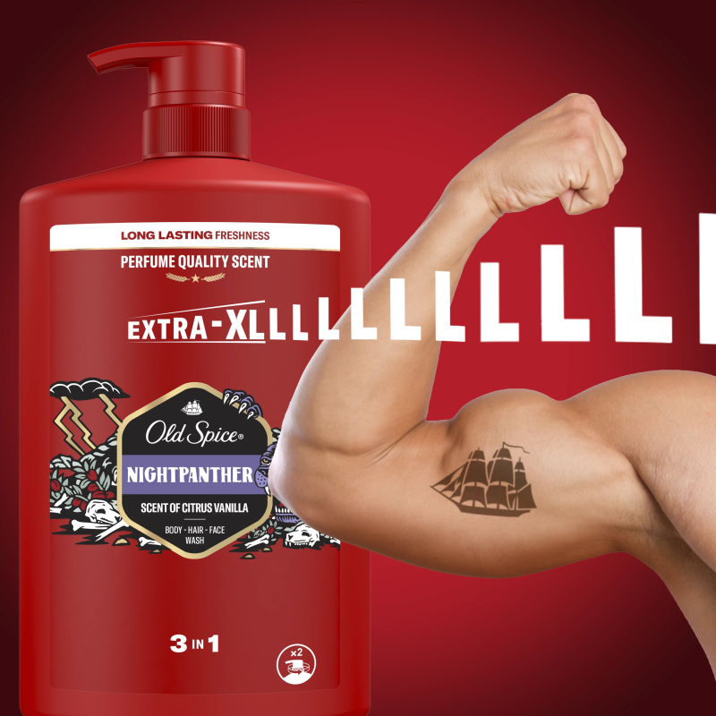 OLD SPICE Dušas želeja Nightpanther 1000ml