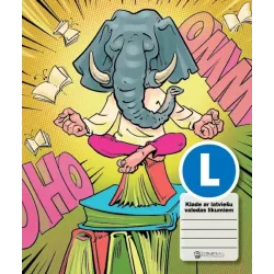 Burtnīca Disco LV Language, līniju, B5, 38 lapas, ,krāsa-dizains tiek izvēlēts nejauši,