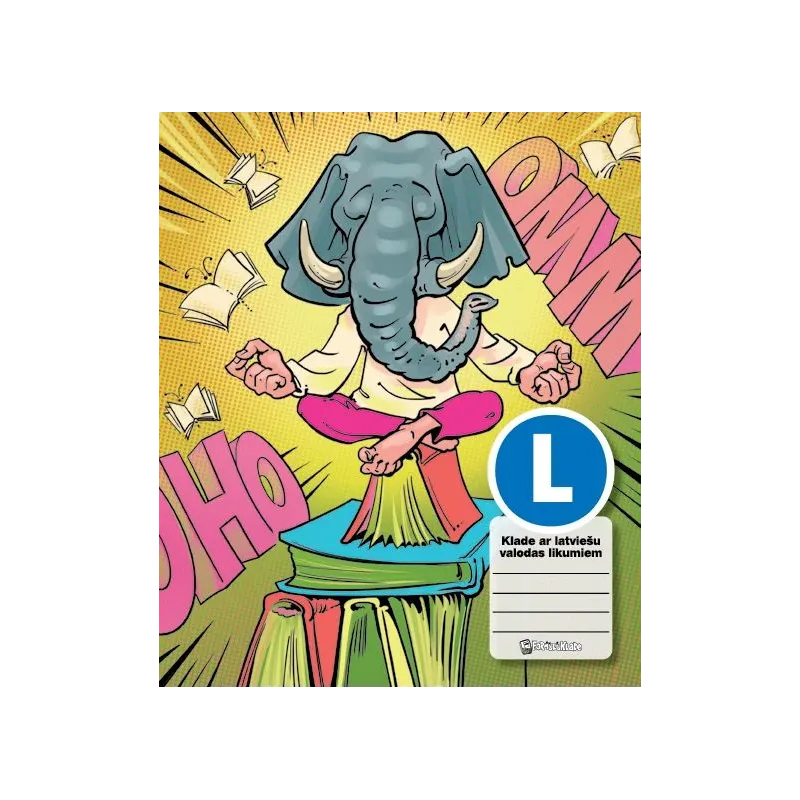 Burtnīca Disco LV Language, līniju, B5, 38 lapas, ,krāsa-dizains tiek izvēlēts nejauši,