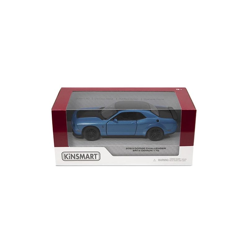 KINSMART Die-Cast modelis 2023 Dodge Challenger SRT Demon 170, izmērs 1:40
