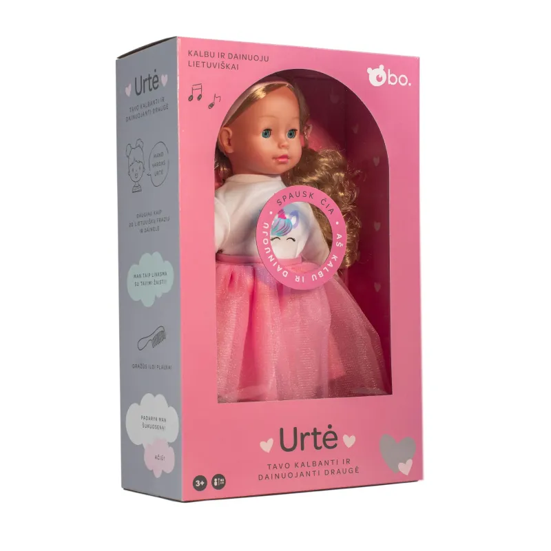 Rotaļu lelle molly 50 vārdi lt bd1225lt