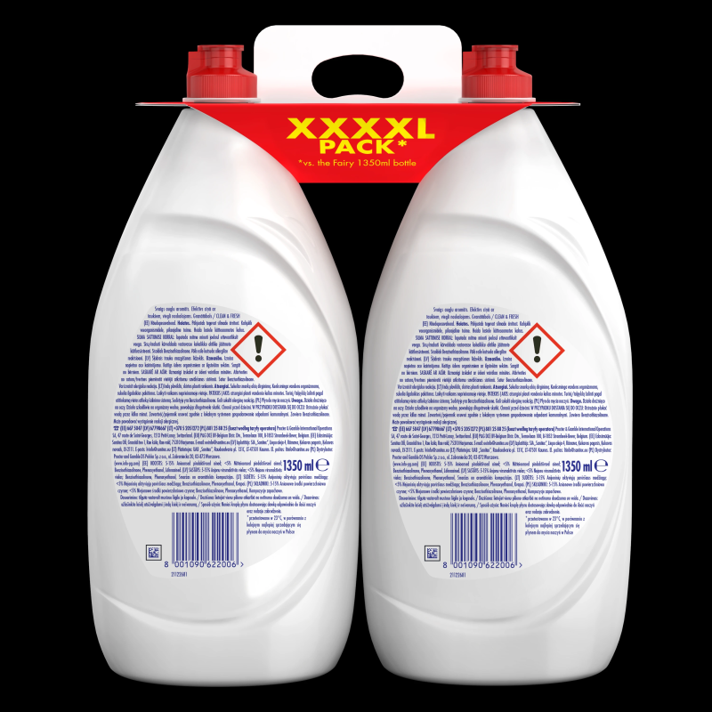 Fairy Trauku Mazgāšanas Līdzeklis Clean & Fresh Pomegranate & Honeysuckle 2700 ml ​