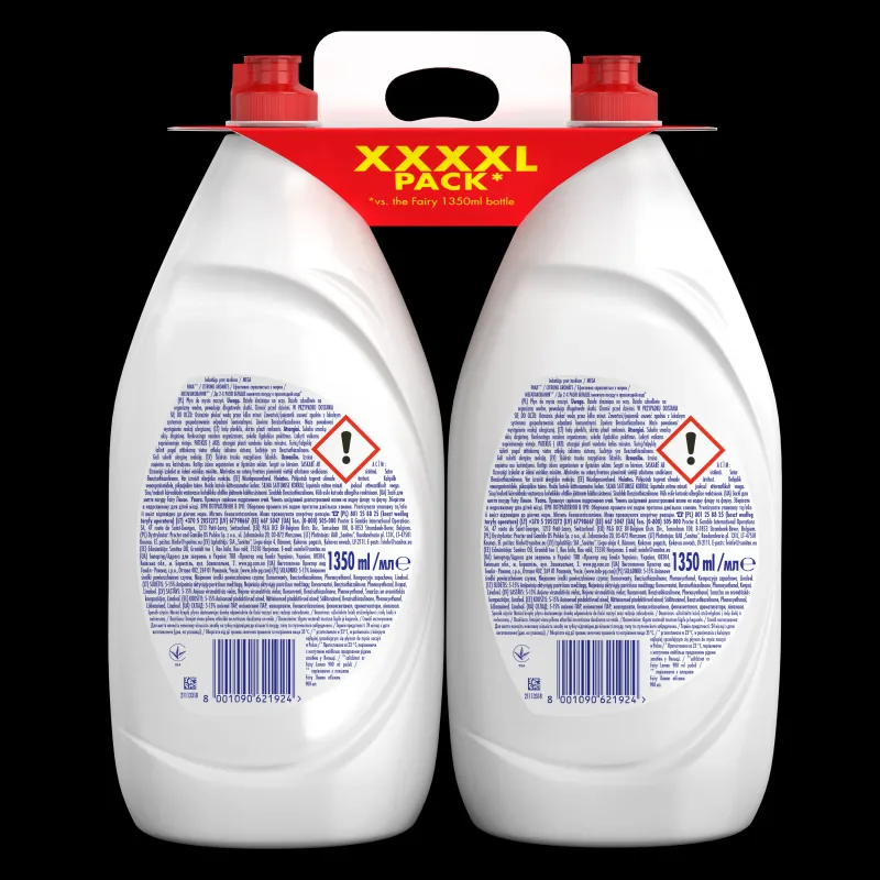 Fairy Trauku Mazgāšanas Līdzeklis Tea Tree & Mint 2700 ml ​