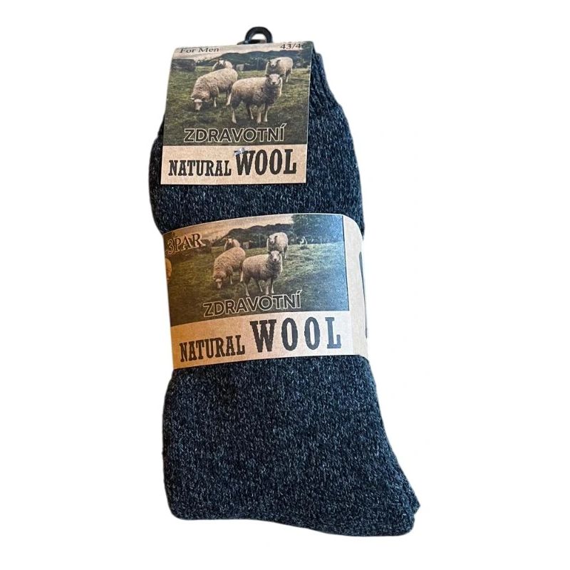 Siltas vilnas zeķes 136-39-42 3pāri