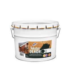 Krāsa teksturdekor melna 10l