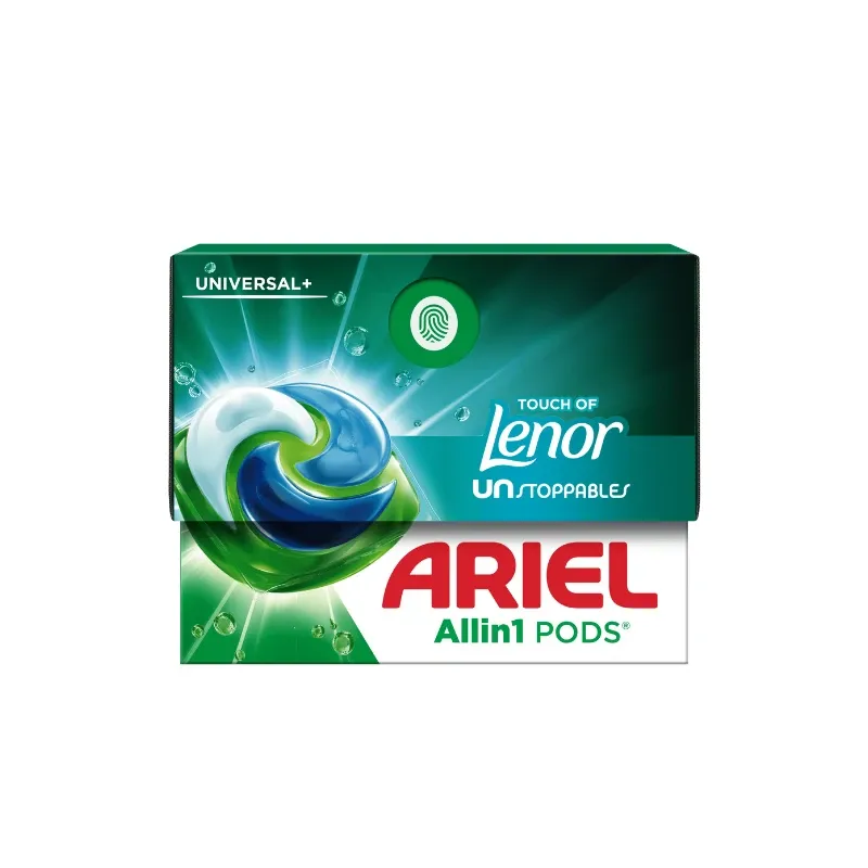 ARIEL Universal+ Touch Of Lenor All in 1 veļas mazgāšanas kapsulas 22gab