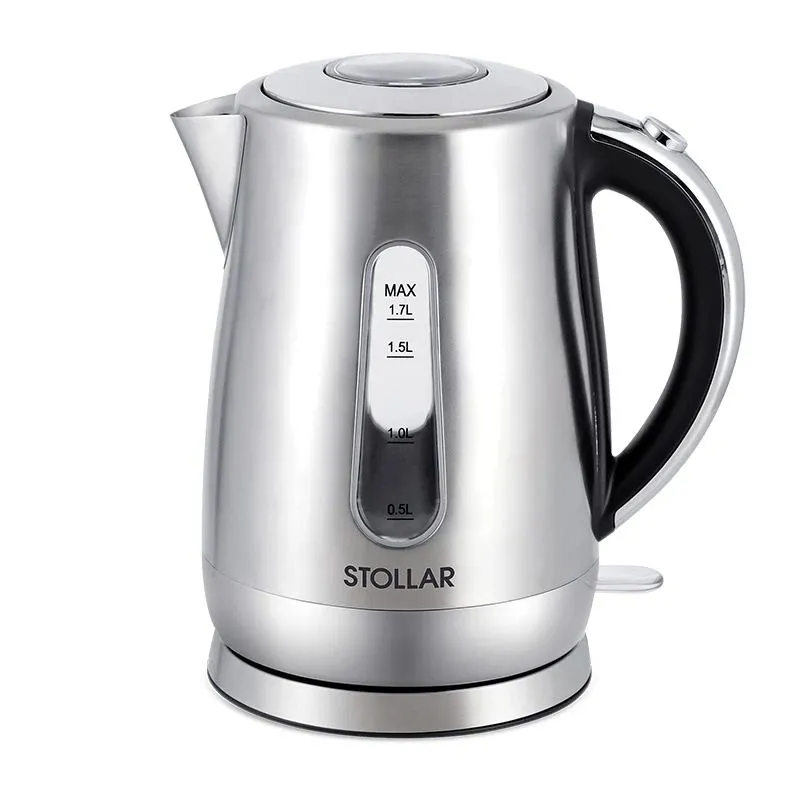 Elektriskā tējkanna Stollar TKS720, 1.7 l, nerūsējošā tērauda krās.