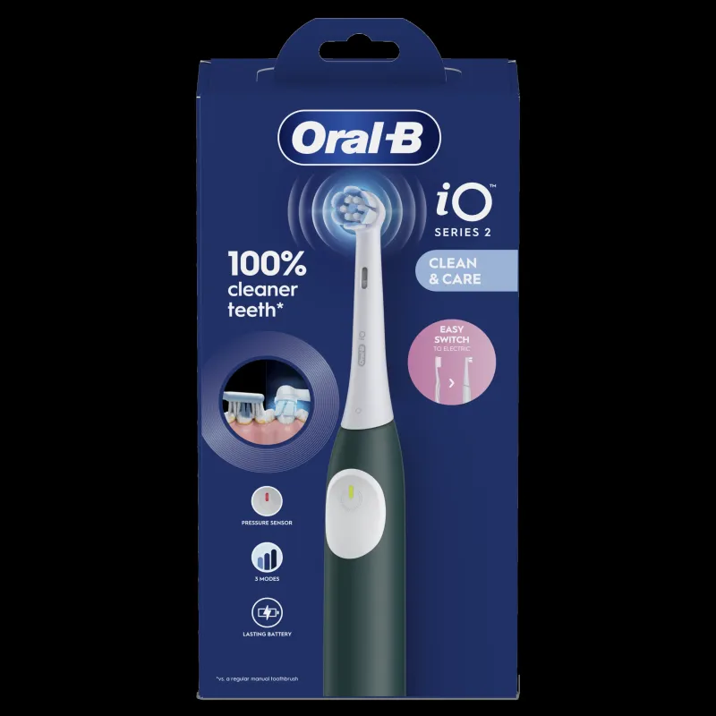 iOS2.1C9.0G Oral-B iO2 Elektriskā Zobu Birste Green Forest