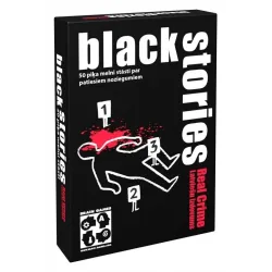 Kāršu spēle Brain Games Black Stories Real Crime, LV