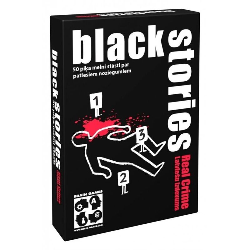 Galda spēle black stories real crime lv