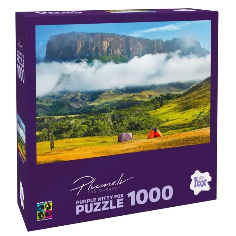 Puzle Brain Games Roraima, Venezuela 19916, 48.2 cm x 68.2 cm, 1000 gab., daudzkrāsaina