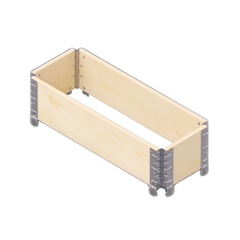 Paaugstināta koka dobe 800x300x195 natur