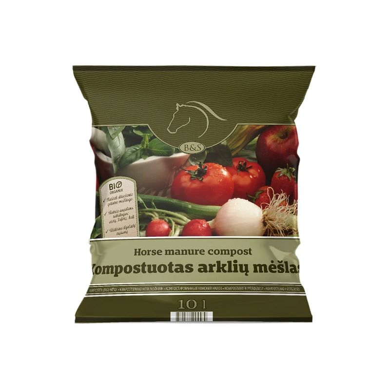 Kompostēti zirgu mēsli 10 l ,176,