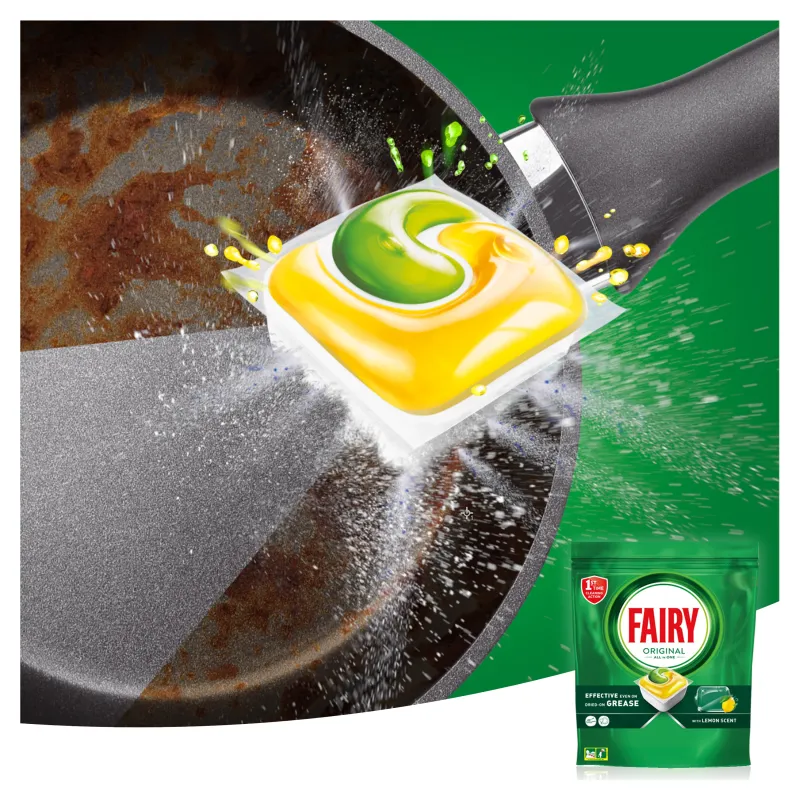 Fairy Original All in One Таблетки Для Посудомоечной Mашины Lemon, 175 шт.