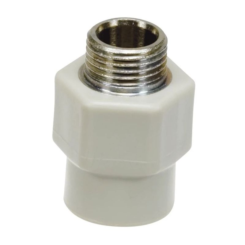 Veetoru hülss Sanitas 23.2525B, 3-4 tolli - väliskeere-25 mm -Joodetav sisemine pool, polüpropüleen ,pp,