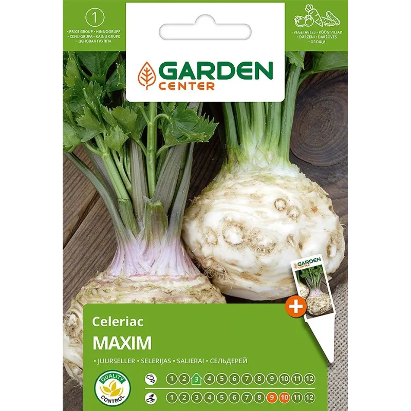 Sēklas Garden Center, selerijas Maxim, 0.2 g