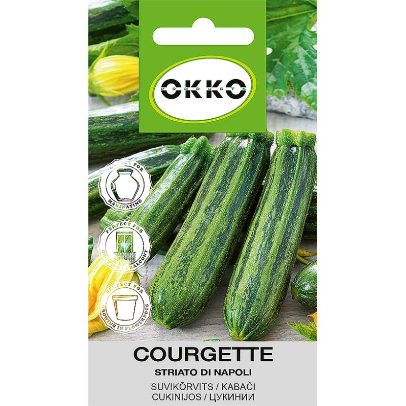 Sēklas kabači striato di napoli