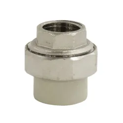 Veeühendus Sanitas, 1-2 tolli - sisekeere-20 mm - sisekeere, messing-polüpropüleen ,pp,