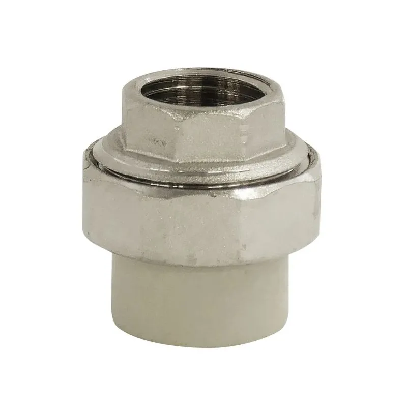 Veeühendus Sanitas, 1-2 tolli - sisekeere-20 mm - sisekeere, messing-polüpropüleen ,pp,