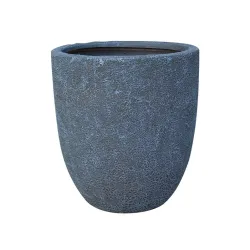 Puķu pods Domoletti RP17-414, keramika, pelēka krās.