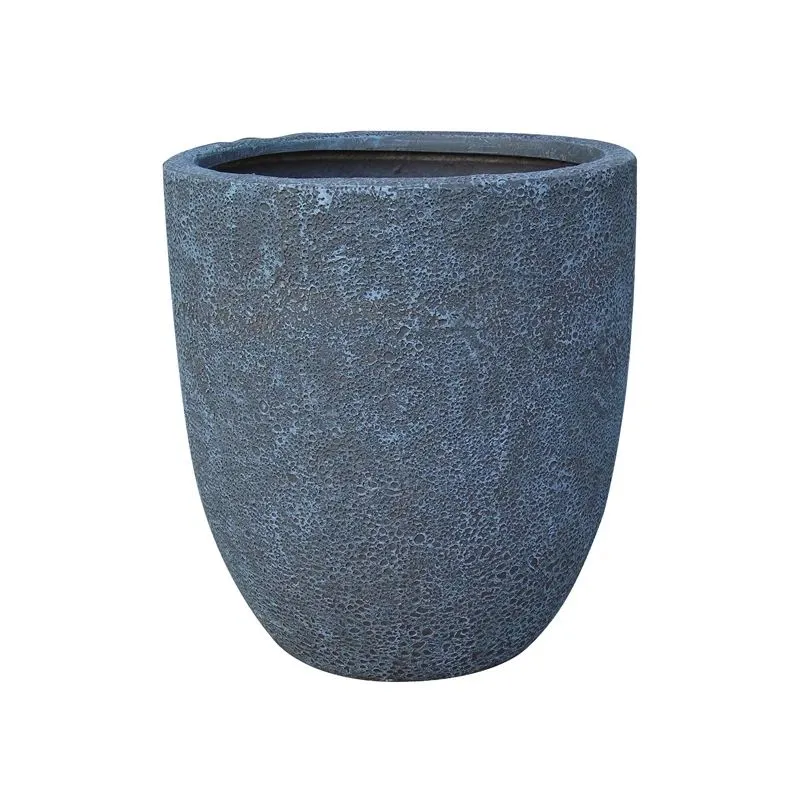 Puķu pods Domoletti RP17-414, keramika, pelēka krās.