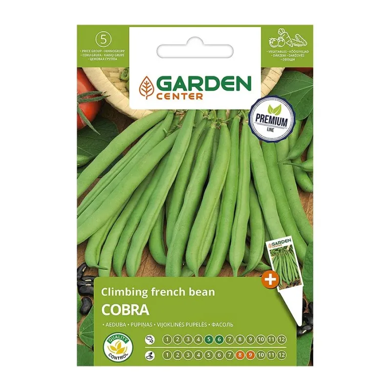 Sēklas Garden Center, pupiņas ,mazas, Cobra, 8 g