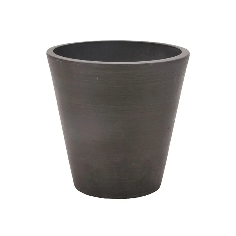 Puķu pods Green Ship s-11t15, spw, antracīta-melna