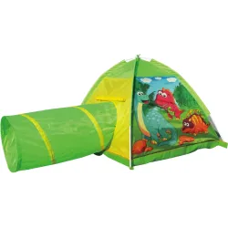 Laste telk I-Play Dinosour Tent with Tunnel 8351, 170 cm x 112 cm