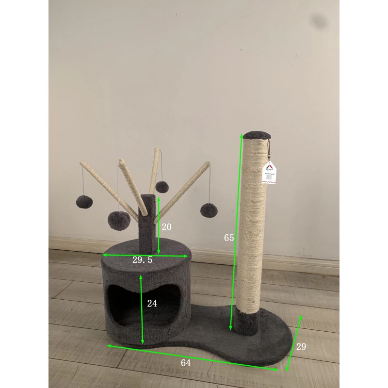 Kaķu māja höppy 65x30x68cm