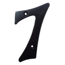 Numurs 7 gb-2531_7 105x65mm melns