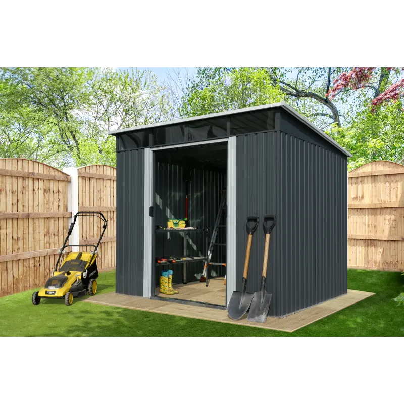 Dārza šķūnis T-PS0608 4.61M2, 181 cm x 224 cm x 202 cm, 9324 l